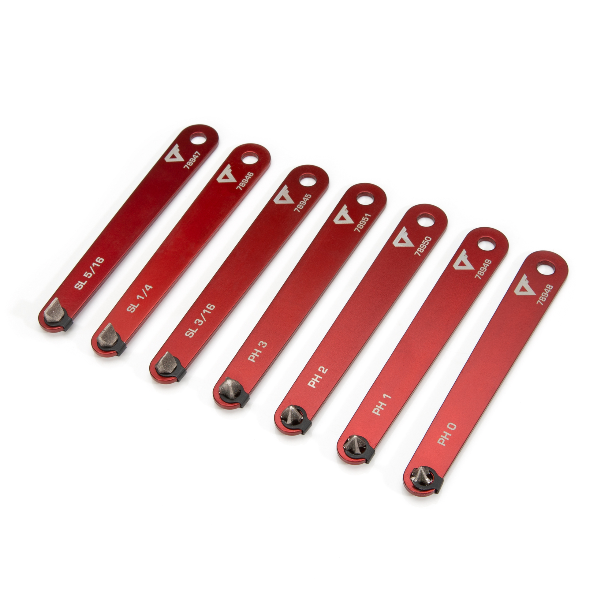 STEELMAN PRO 7-Piece Diamond Tipped Low Profile Phillips/Slotted Screwdriver Set, Model# 78944